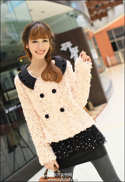 2013最新款蕾丝连衣裙风情万种又不失俏皮可爱