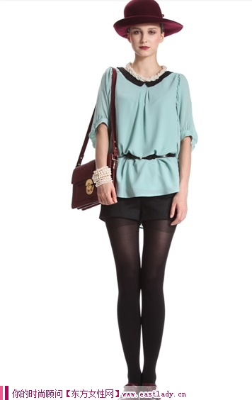 游走时尚边缘 雪纺衬衫今夏唱主角