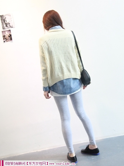 轻松搭配 镂空长袖针织衫旋风来袭