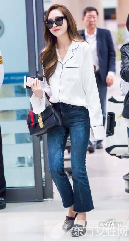 一日一look 跟Jessica郑秀妍学小清新时尚造型