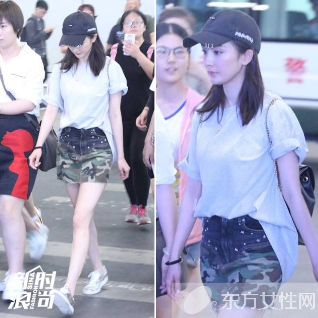 看 辣妈 杨幂的时尚百搭 今秋学她穿帅气迷彩装吧