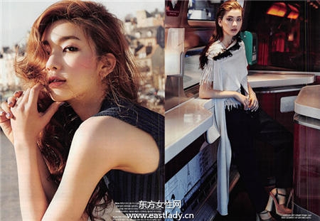 韩骨感绝美超模私服穿搭术 个性十足