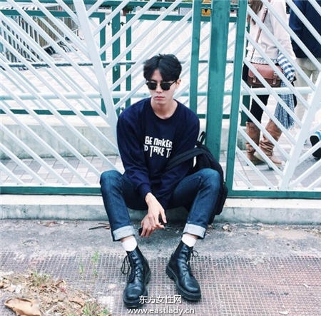 男模也流行瘦 韩超纤瘦病态系男模正流行