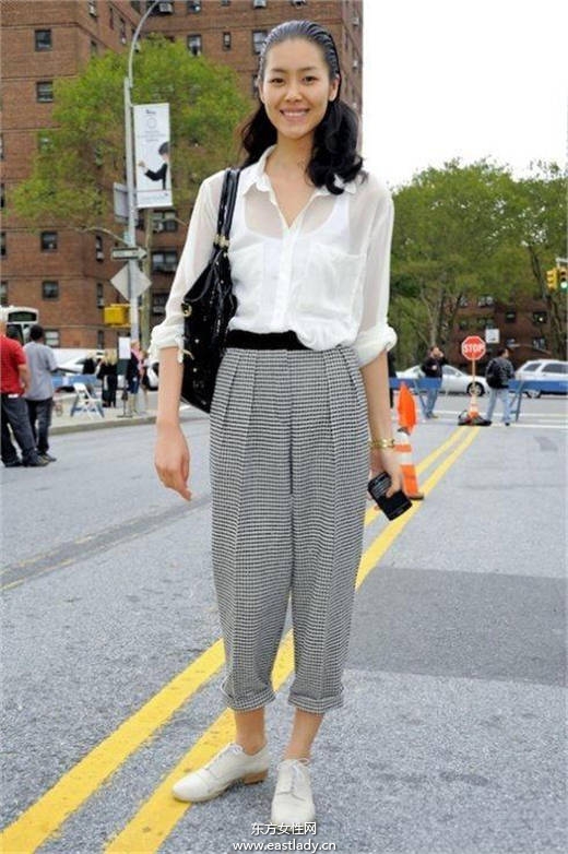 穿衣搭配超简单 学刘雯穿衣诱欧巴