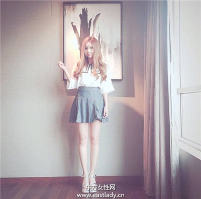 水手服强势回归 韩妞模特儿都这样穿