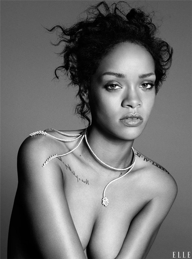 Rihanna《Elle》服装时尚2014年12月号