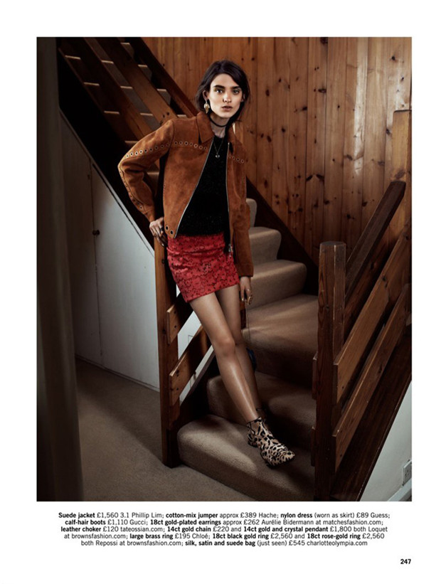 Carolina Thaler《Glamour》2014年12月英国版