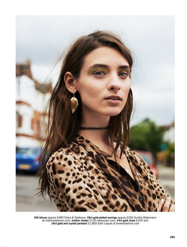 Carolina Thaler《Glamour》2014年12月英国版