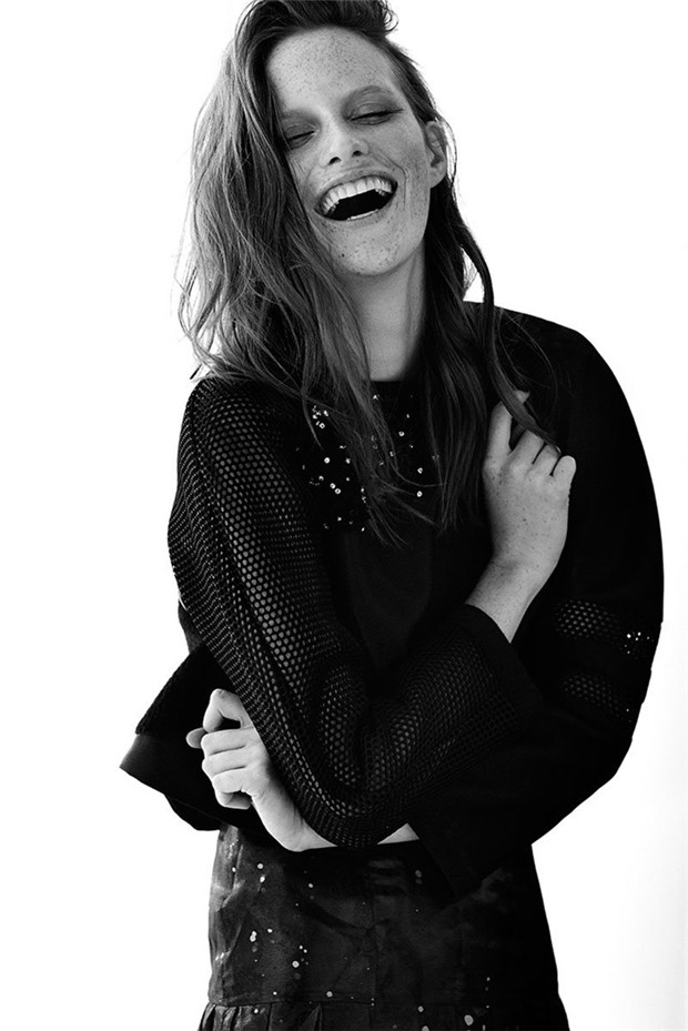 Magdalena Jasek《Elle》2014年12月波兰版