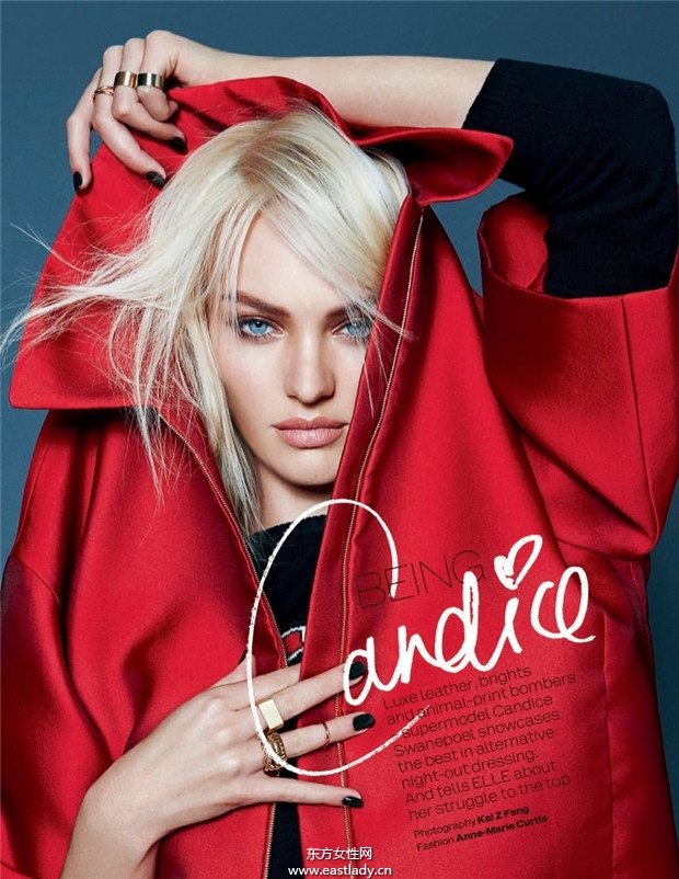 Candice Swanepoel《Elle》2014时尚杂志大片