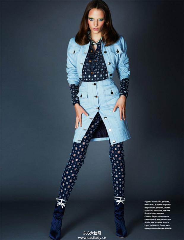 Zuzanna Bijoch《Numero》2014年8月俄罗斯版