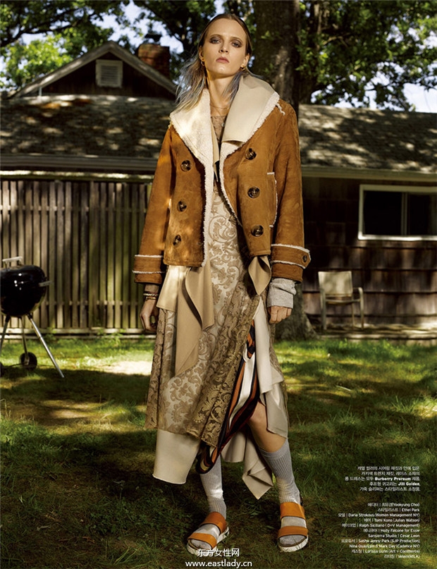 Daria Strokous《W》杂志2014年8月韩国版