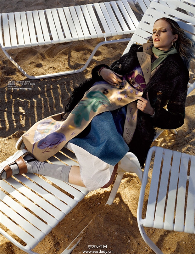 Daria Strokous《W》杂志2014年8月韩国版