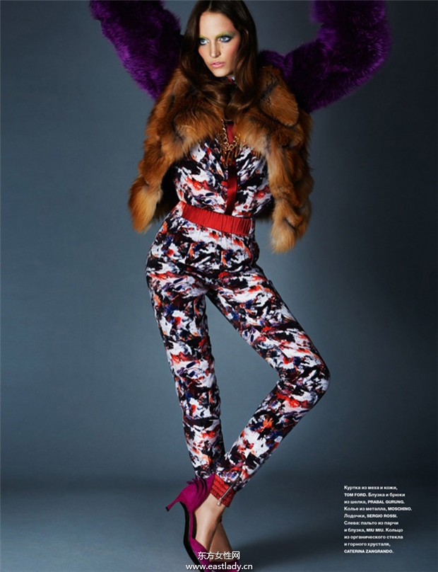 Zuzanna Bijoch《Numero》2014年8月俄罗斯版