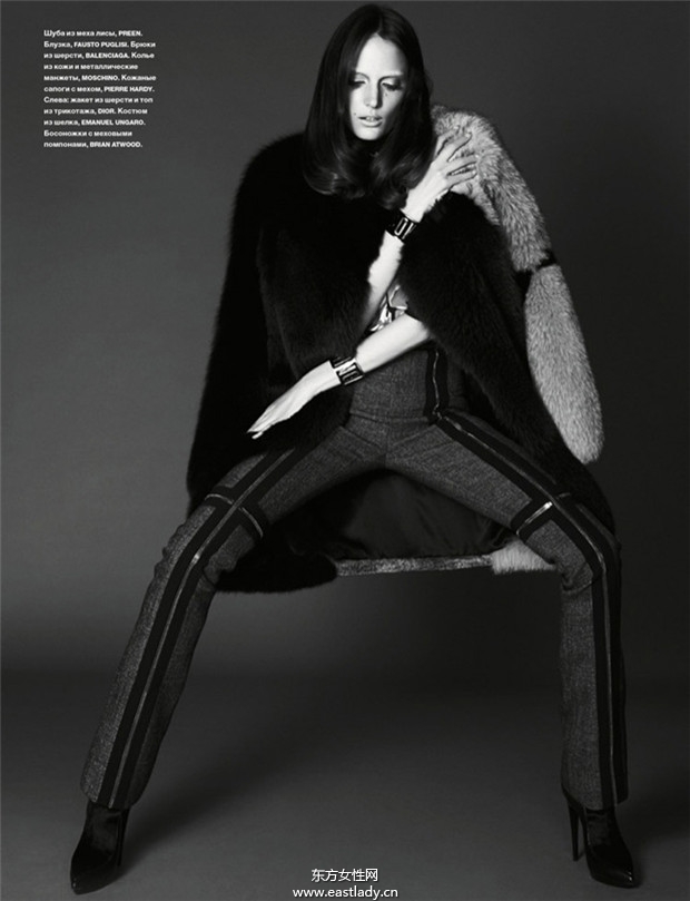 Zuzanna Bijoch《Numero》2014年8月俄罗斯版