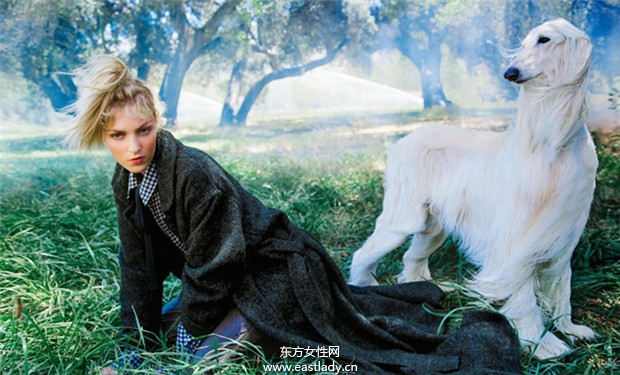 Anja Rubik《Porter》杂志2014年秋季刊