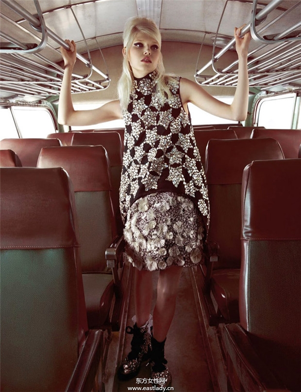 Ola Rudnicka《Vogue》2014年8月中国版