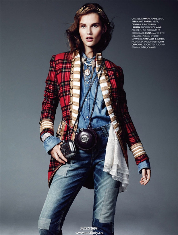 立陶宛超模Giedre Dukauskaite 2014新春时尚大片