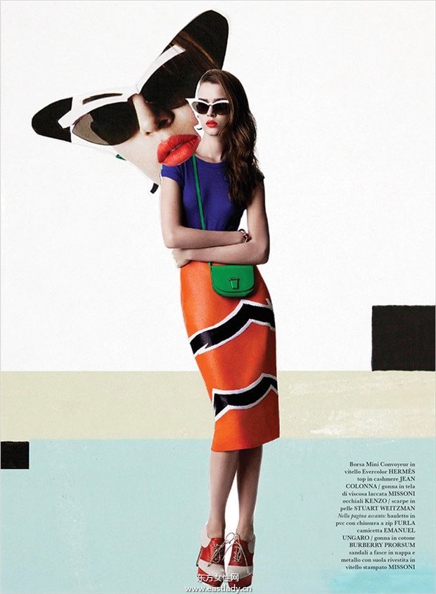 Josephine Skriver《FLAIR》2014年4月版