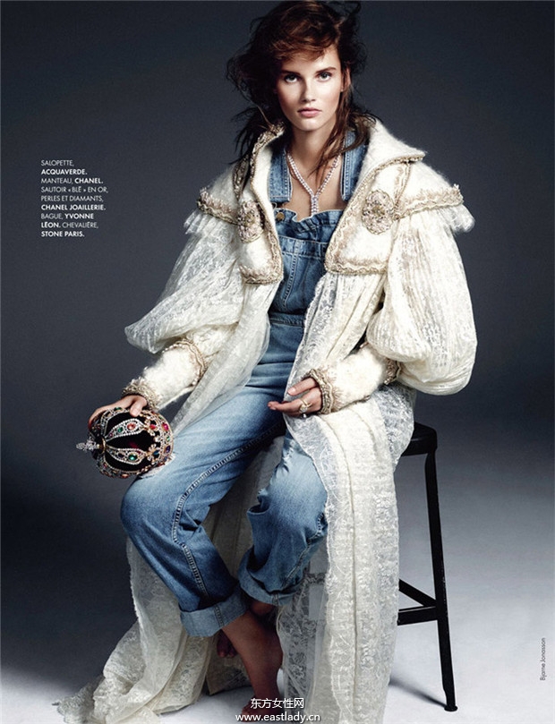 立陶宛超模Giedre Dukauskaite 2014新春时尚大片