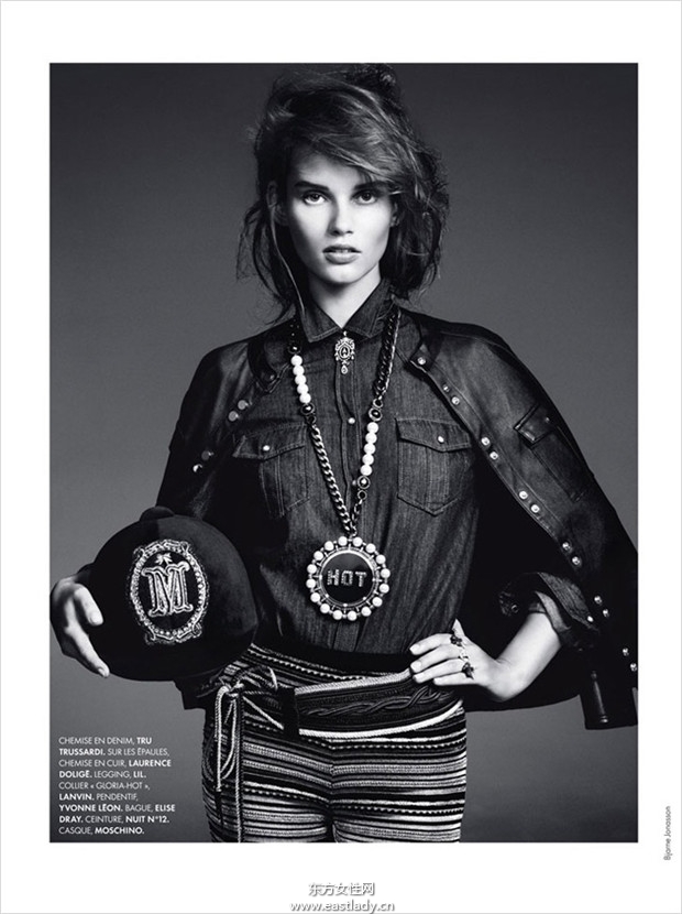 立陶宛超模Giedre Dukauskaite 2014新春时尚大片