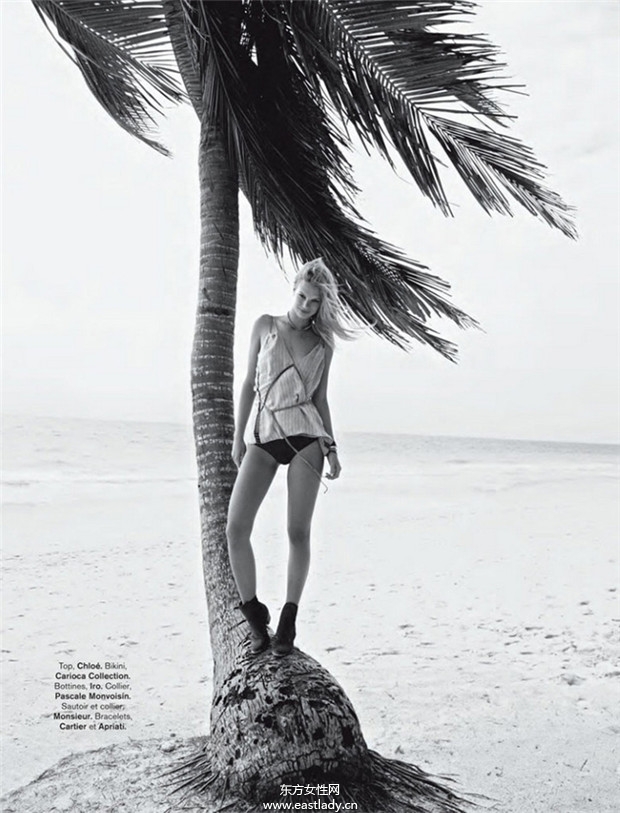 Nadine Leopold《Glamour》2014年6月法国版