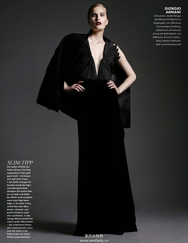 ALLA KOSTROMICHEVA 2013年8月份《Elle》德国版