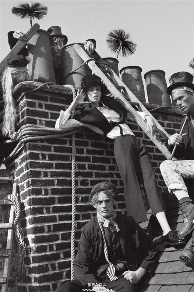 Edie Campbell《Vogue》2013年12月美国版