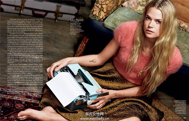 Gabriella Wilde《Elle》2013年11月号意大利版