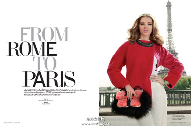 Gwen Loos 2013年8月份《L’Officiel》泰国版