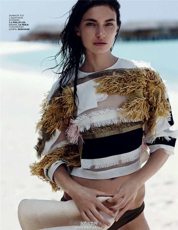 Jacquelyn Jablonski《Vogue》2014年1月俄罗斯版