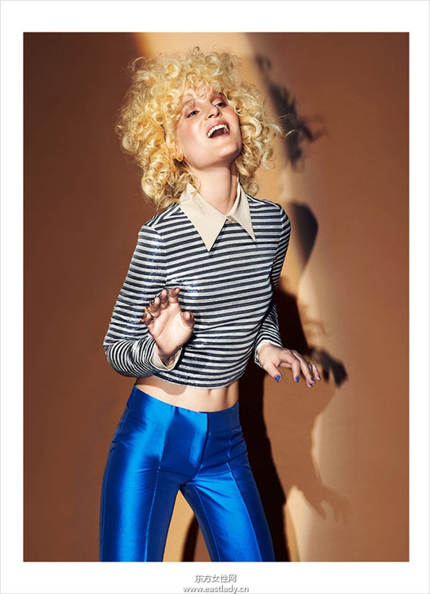 Charlotte 2013年9月份《Elle》波兰版