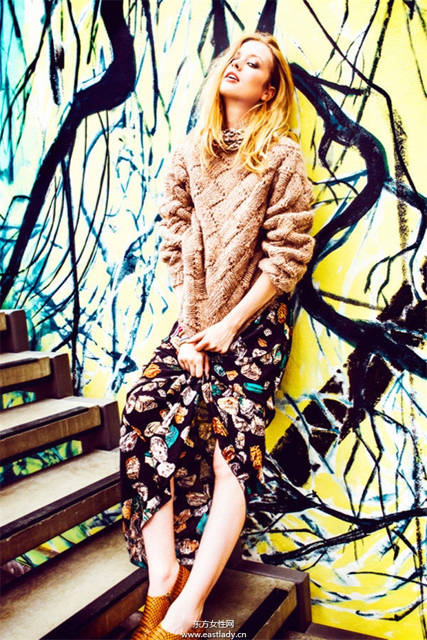 Yana Bovenistier《Elle》2013年9月比利时版