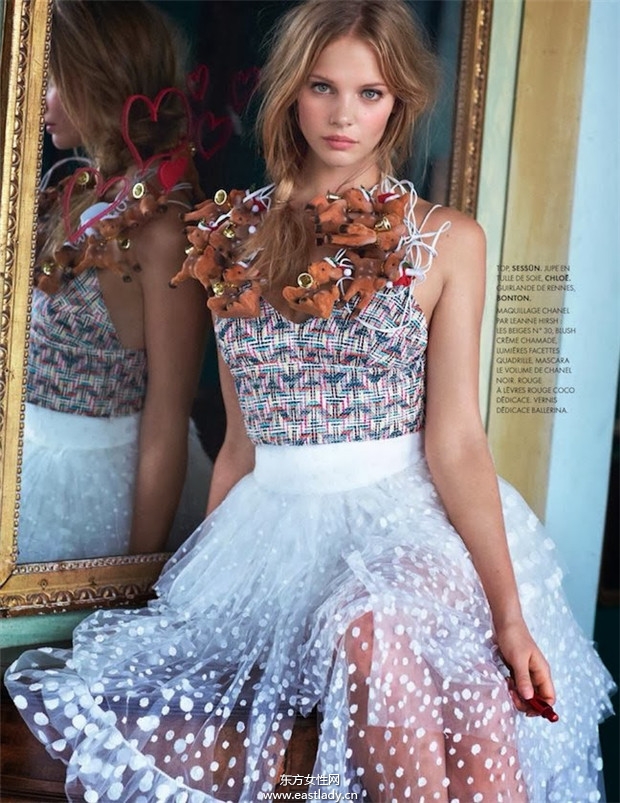 Marloes Horst《Elle 》2014年1月法国版