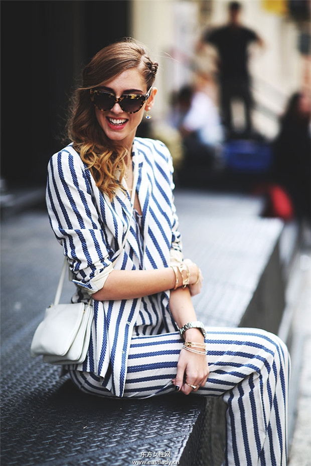 时尚博主Chiara Ferragn纽约时装周穿衣搭配秀