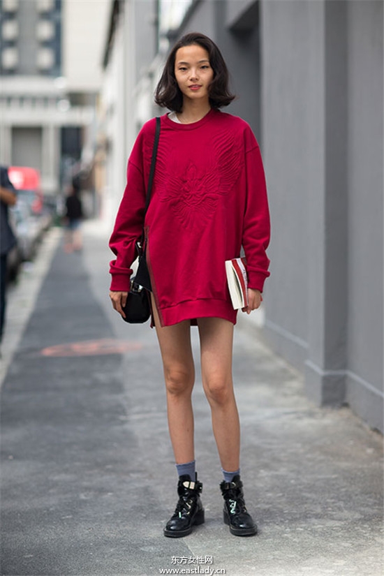 米兰时装周模特们引领时尚风潮