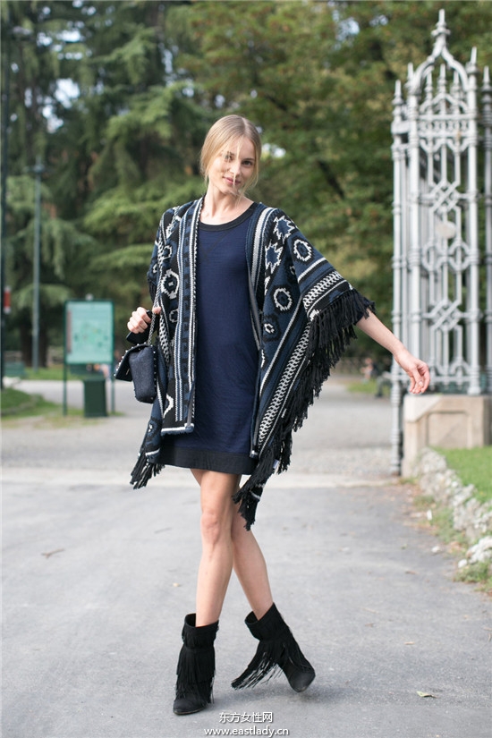 米兰时装周模特们引领时尚风潮