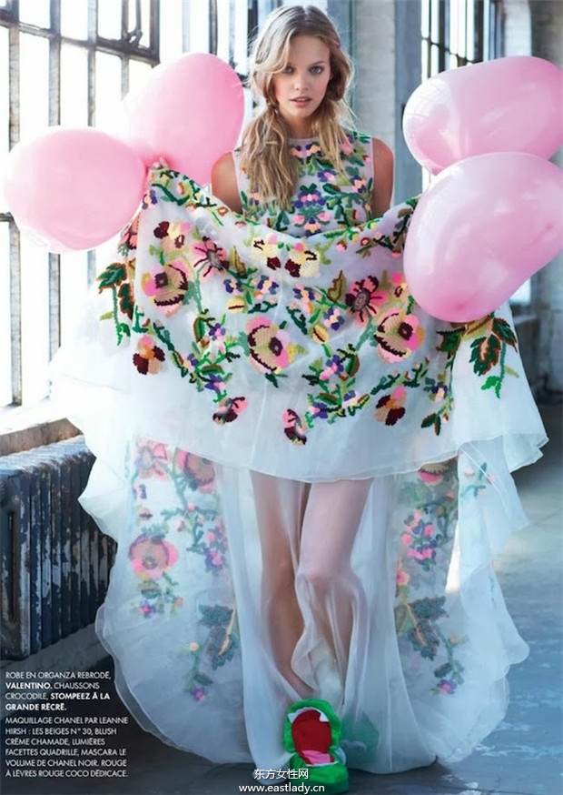 Marloes Horst《Elle 》2014年1月法国版