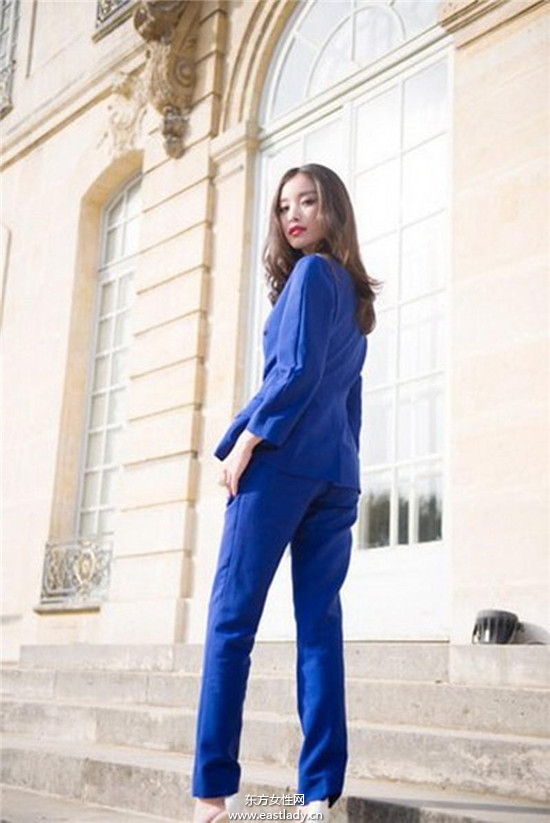 明星示范铅笔裤穿出个性好身材