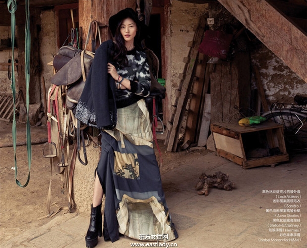 刘雯Liu Wen《Elle》2013年12月中国版