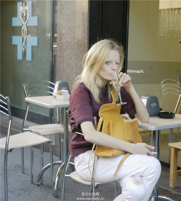 Hanne Gaby Odiele 2014春夏米兰时装周服装秀