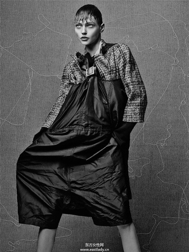 Sasha Pivovarova《Interview》杂志2013年10月号