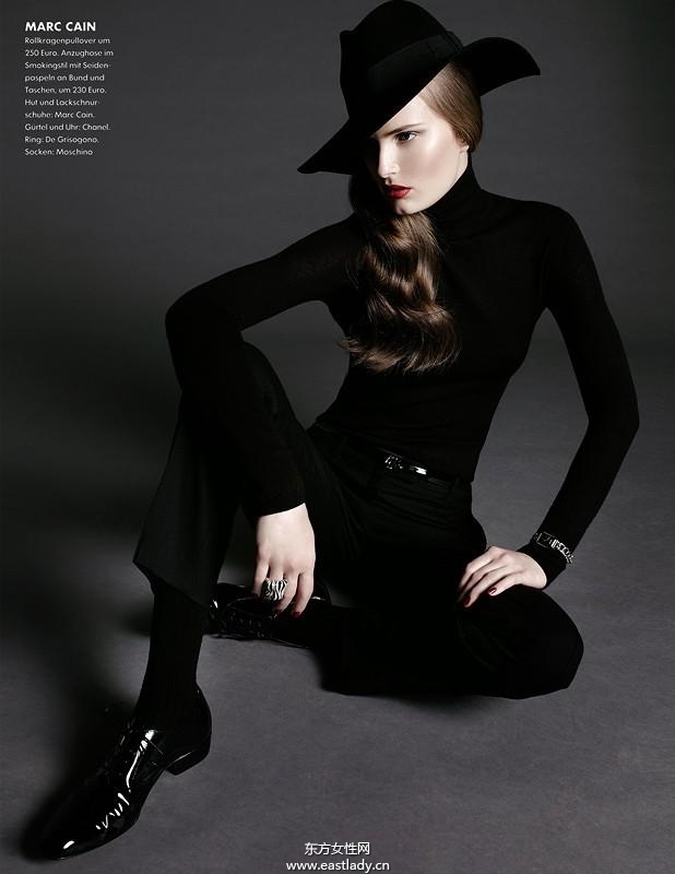 ALLA KOSTROMICHEVA 2013年8月份《Elle》德国版