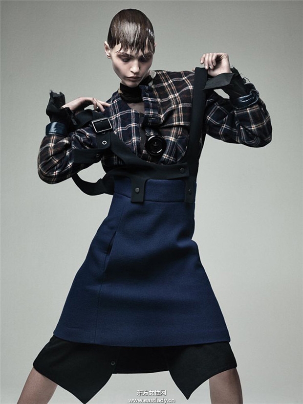 Sasha Pivovarova《Interview》杂志2013年10月号