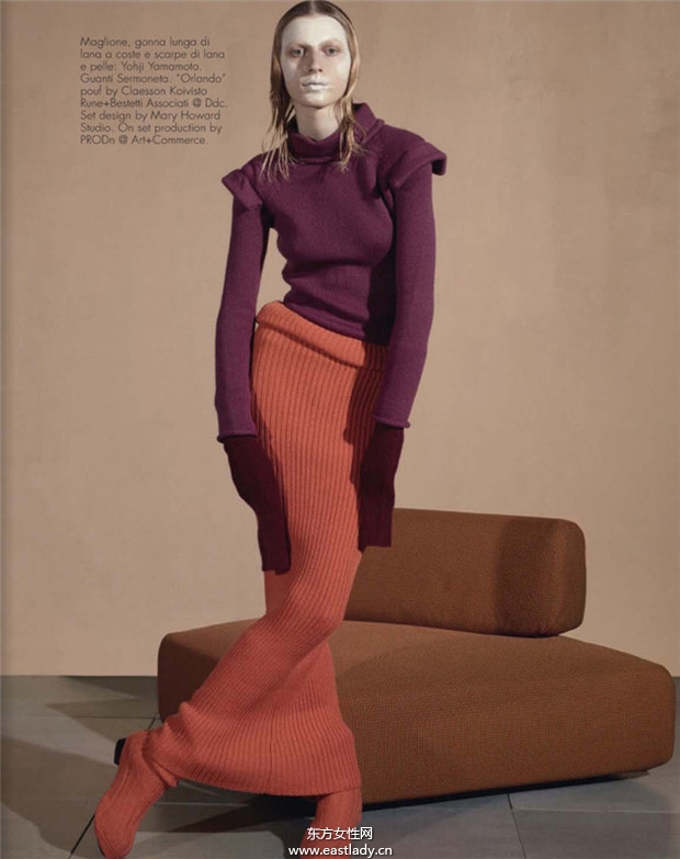 Amanda Murphy 2013年8月份《Vogue》意大利版