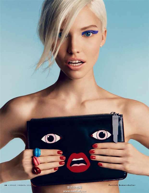 Sasha Luss《Vogue》2014年1月俄罗斯版