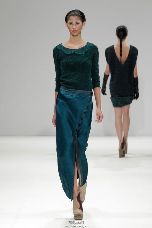 吉承伦敦时装周2013秋冬系列 黑色元素成流行主旋律