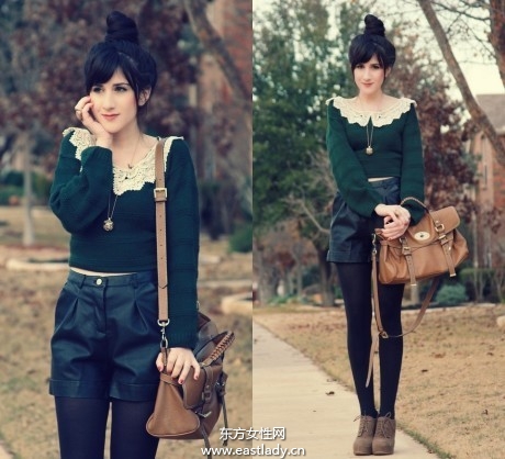 学时尚达人欧美英伦风穿衣搭配