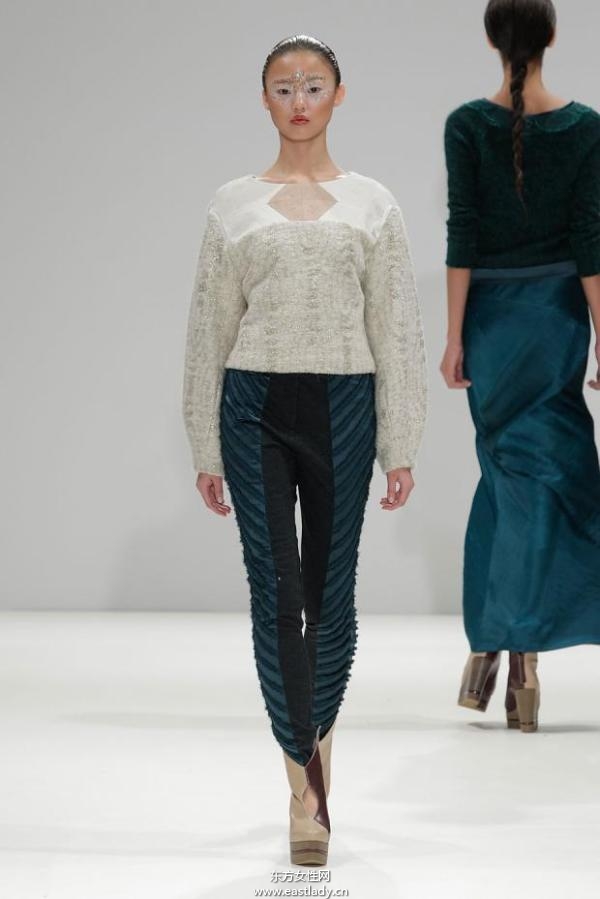 吉承伦敦时装周2013秋冬系列 黑色元素成流行主旋律