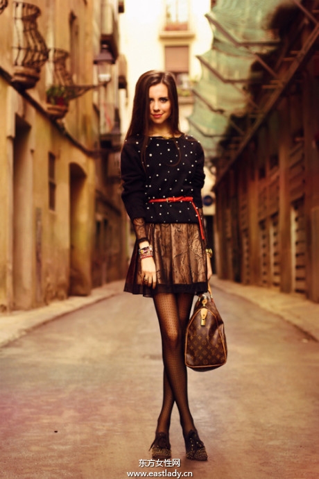 学时尚达人欧美英伦风穿衣搭配